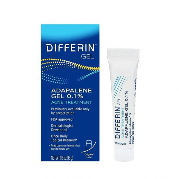 Differin | Adapalene Gel 0.1% Acne Treatment