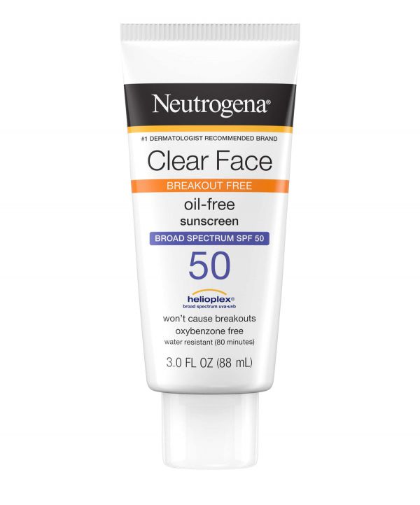 Neutrogena | Clear Face Break-Out Free Liquid Lotion Sunscreen Broad Spectrum SPF 50